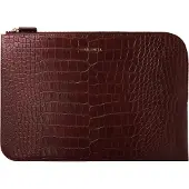 Selencia Croco Laptophoes 14 inch - Laptopsleeve - Burgundy