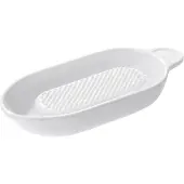GEFU FRUTTARE Keramische Fruit- en Gemberrasp 20,4 x 8,9 cm – Wit – Vaatwasserbestendig