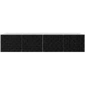 MargaretHadas24 Margaret Hadas24 TV-kast Cali, TV-meubel, TV-kast, 200 cm, hangend, modern design, woonkamer, wandmontage, TV-meubel, wit, zwart