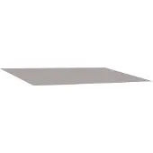 vidaXL Vervangingsdoek voor zonnescherm Lichtgrijs 400 × 350 cm