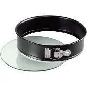 Kaiser Inspiration Spring Pan Glass Lifting Bottom 26 Cm Round Bakvorm
