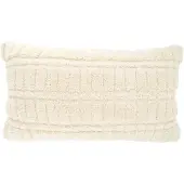 Zusss Kussen Patroon 60X40cm 100% Katoen Off White