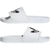 Adidas Originals Muiltjes 'Adilette Lite' zwart / wit