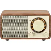 Sangean WR-7 Houten Cabinet Radio Walnut