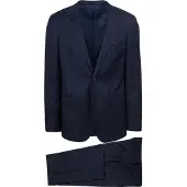 Suitable Kostuum Wol Navy | Donkerblauw | Maat 48
