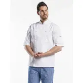 Chaud Devant Hilton Poco Wit Short Sleeve Koksbuis | Maat: XXXL