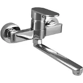 Aquanello Casa Eenhendel Keuken Muurkraan Chroom met uitloop 20 cm CR-1420-CS