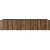 MargaretHadas24 Margaret Hadas24 TV-kast Noe, tv-meubel, tv-kast, 200 cm, hangend, modern design, woonkamer, wandmontage, zwarte tv-meubels, Catania
