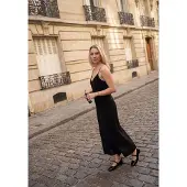 Grace & Mila Dames Kleedjes Ss26210019 - Zwart - Maat XL