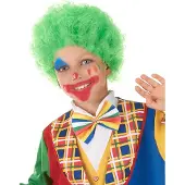 Carnival Toys - Groene clownspruik voor kinderen