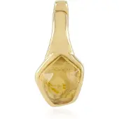 Cavill - Zilveren Hanger met Citrien 1,26 ct - 925 Sterling Zilver Verguld - Fancy Roos Geslepen Edelsteen - Elegant Sieraad Dames