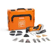 Fein AMM500 Multimaster Plus Top 18V Li-ion Accu Multitool Body In L-Boxx Incl. 30-Delige Accessoires Set