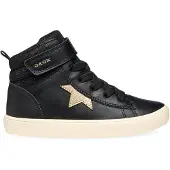 Geox GISLI MEISJES Sneakers - ZWART/CHAMPAGNE - Maat 26