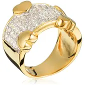 Orphelia Dames 925 Sterling Zilveren Ring - Goud ZR-3605-GOLD