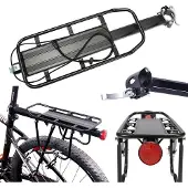 VERK 14354 Achterdrager voor fiets, zwart