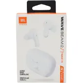 JBL Wave Beam 2: Draadloze Bluetooth-oordopjes met noise-cancelling, wit
