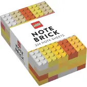 Chronicle Books LEGO Note Brick YellowOrange - LEGO Note Brick YellowOrange