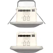 Theben bewegingsmelder, model LUXA 103, artikelnummer S360-101-12, type DE-UP, witte uitvoering, 1 stuk.
