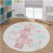 TT Home Kinderkamer tapijt tapijt kinderkamer tapijt antislip hart wolk vlinder