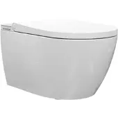 Plieger Capri randloze douche wc met softclose zitting wit glans