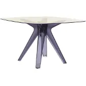 Kartell Sir Gio Tafel Round Ø 120 cm | Bronze-Transparent