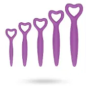 Ouch! Hoogwaardige Siliconen vaginale dilatorset - Paars