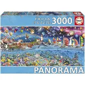 Educa - Puzzel - Het Leven - Panorama Puzzel 3000 Stukjes - Legpuzzel