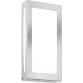 CMD LED wandlamp Aqua Rain Mini met bewegingsmelder, roestvrij staal, alu / grijs / zink, Roestvrij staal, Modern