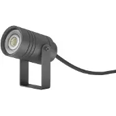 CMD Buitenspot 9028 met aardspies 9028, dimbaar, zwart, Aluminium, Modern