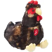 GIPSY TOYS Plush Chicken - - Sound-Proof - 22 cm - Black