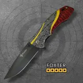 Foxter Tactical Survival Zakmes - Robuust en Multifunctioneel Outdoor Mes 21cm