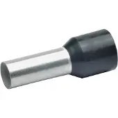 Klauke adereindhuls geïsoleerd 25mm² hulslengte 18mm vertind zwart DIN - per 50 stuks (17818)