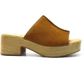 La strada 2585329 Slippers | Maat 38 Dames Cognac