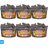 Haribo Drop Zoute Bommen (6x 150 stuks)