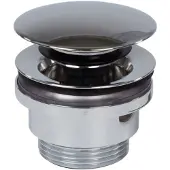 Keuco Kraantoebehoren Afvoergarnituur G 1 1/4 Push-Open aluminium-finish, 59902170000