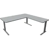 Kerkmann Büromöbelfabrik Hoekbureau Unic comfort grijs 180x180cm