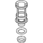 Geberit Bassin de cloche complet pour réservoir 128 référence 240.111.00.1.
