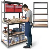 Hobby Hall HR-855 Serie - Werkbank - 180cm - Metaal - Zwart