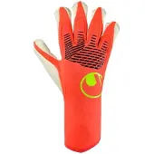 Uhlsport FM Absolutgrip Hybrid Keepershandschoenen Felrood Zwart Felgeel