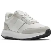 FitFlop Women F-Mode Flow Snake Glitter Trainers Urban White/Silver-Schoenmaat 42