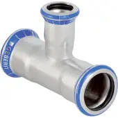 Geberit Mapress roestvrij staal T-stuk verloop (LABS-vrij), DN 100 / 40 / 100, dø 108 mm, 81247