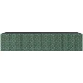 MargaretHadas24 Margaret Hadas24 TV-kast Cali, TV-meubel, TV-kast, 200 cm, hangend, modern design, woonkamer, wandmontage, TV-meubel, zwart, groen