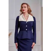 Banned - Leonia Jacket - L - Donkerblauw