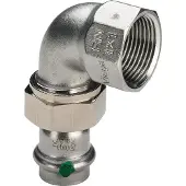 Viega Sanpress Inox knie 3-delig SC bu.dr. 22mmx3/4"bi
