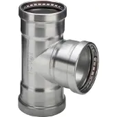 Viega Sanpress Inox XL-T-stuk SC pers 88.9x42x88.9mm