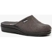 Blenzo heren pantoffels ribstof grijs maat 48