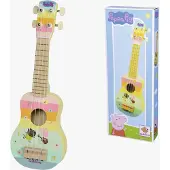 Pipsa Possu Kindergitaar Peppa Pig Holz Ukulele 43cm