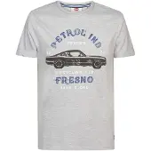 Petrol Industries Shirt enziaan / grijs / zwart / wit