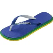 Havaianas Muiltjes 'Brasil' blauw / geel / groen / wit