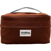 HINDBAG toilettas Gaspard - chocolade bruin - Biologisch GOTS katoen